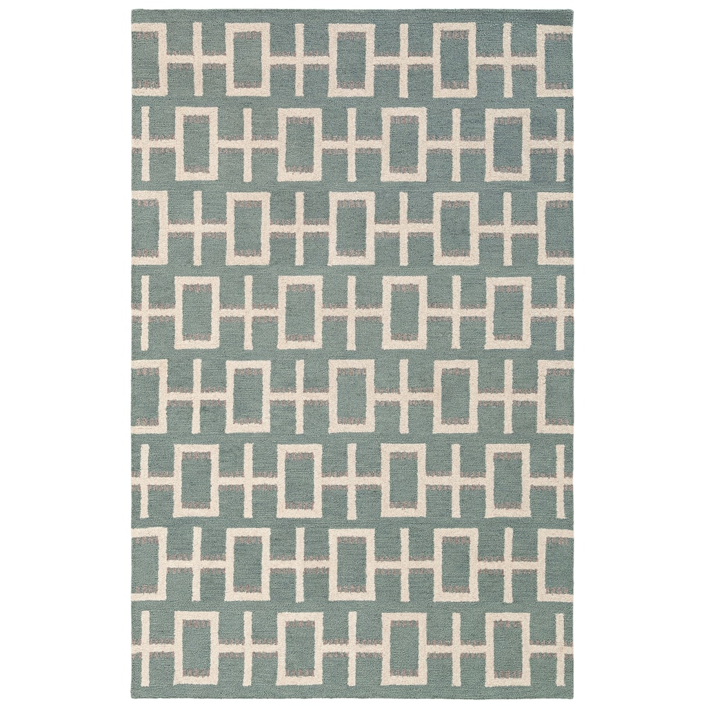 Terra by Obeetee Freya Frida Green Rug