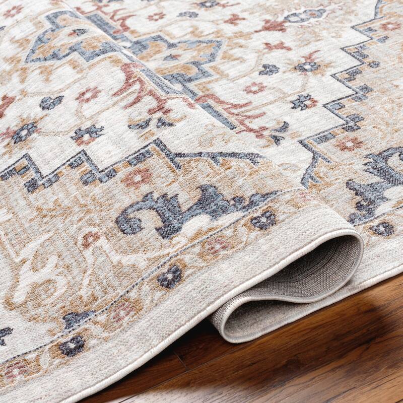 Livabliss Juliet Traditional Recycled Indoor / Outdoor Area Rug