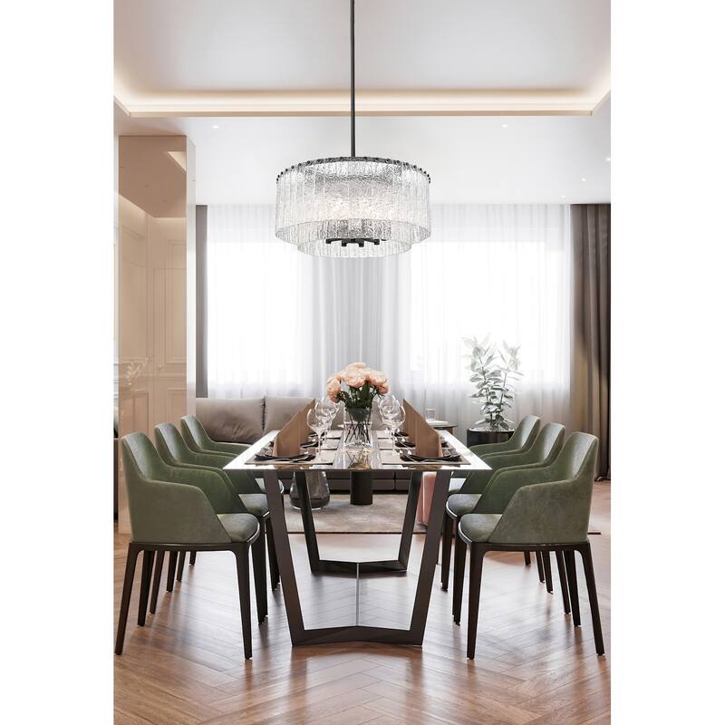Z-Lite 1943P26-2 Glacier 10 Light 28" Wide Pendant
