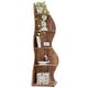 preview thumbnail 29 of 27, 5 Tier Corner Shelf Tall Bookshelf Bookcase