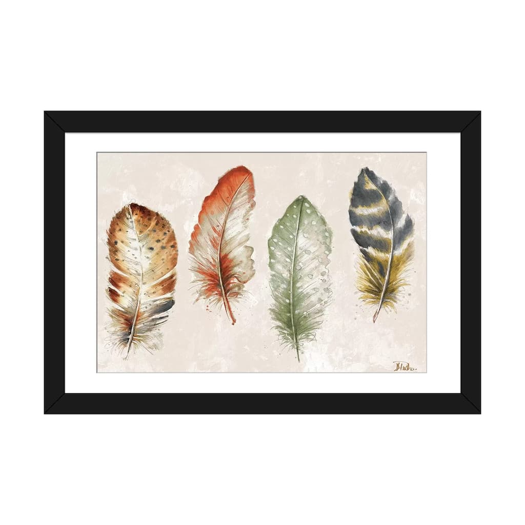 iCanvas "Watercolor Feathers" by Patricia Pinto