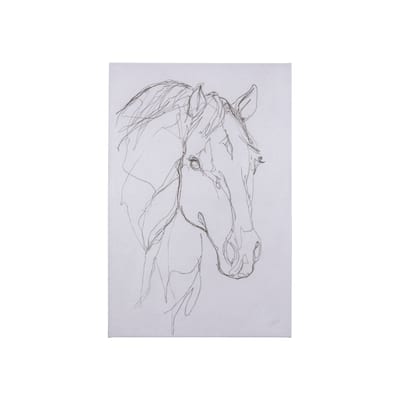 Thoroughbred III (28 x 42 ) Canvas Art Print