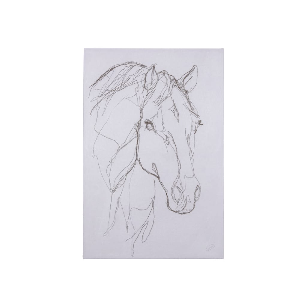 Thoroughbred III (28 x 42 ) Canvas Art Print