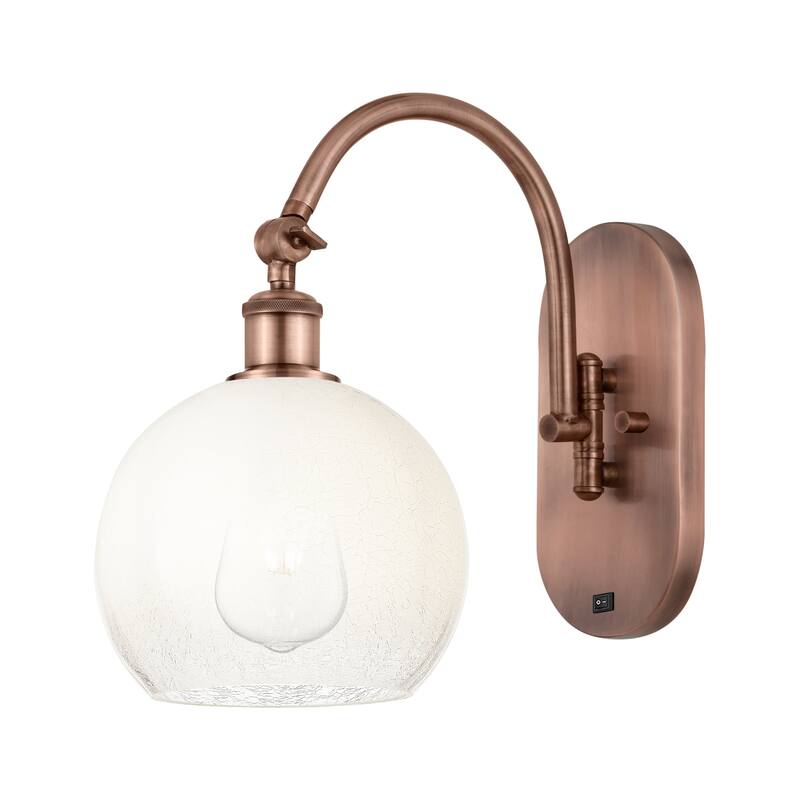 Innovations Lighting Endless Possibilities Ballston - Brookhaven Globe - 1 Light 8" Swiveling Sconce
