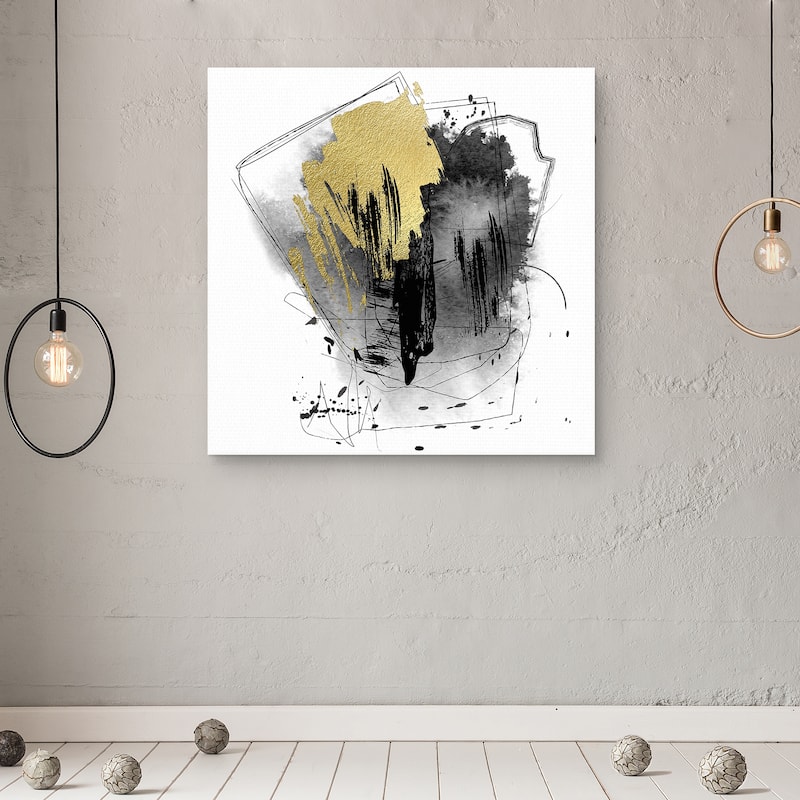 Confusion Gold by Nikki Chu Canvas Art Print