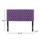 preview thumbnail 52 of 50, Jezebel Adjustable Full/Queen Tufted Headboard by Christopher Knight Home