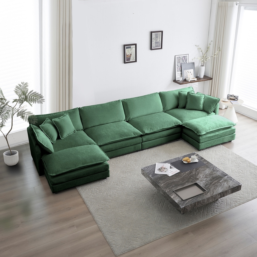 Green on sale modular couch