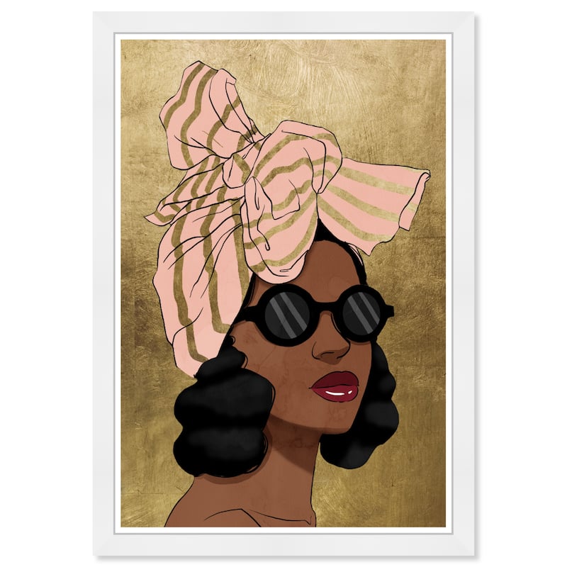 Wynwood Studio Prints Fashion and Glam Blush and Golden Wraps Gold and Metallic Gold Glam Wall Art Canvas Print