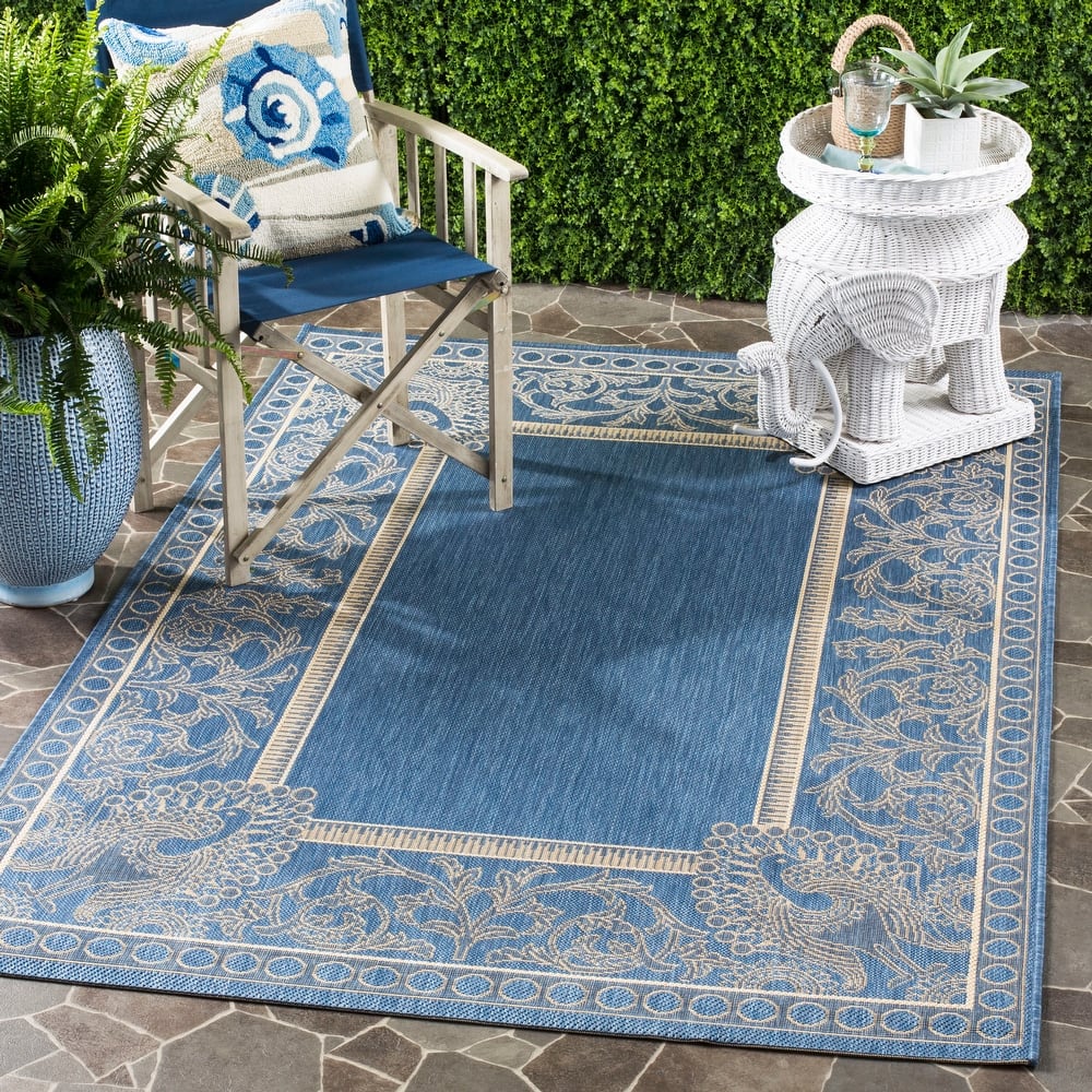 SAFAVIEH Courtyard Kitija Indoor/ Outdoor Waterproof Patio Backyard Rug