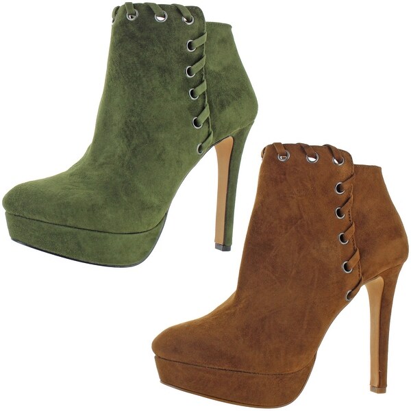 suede heeled boots womens