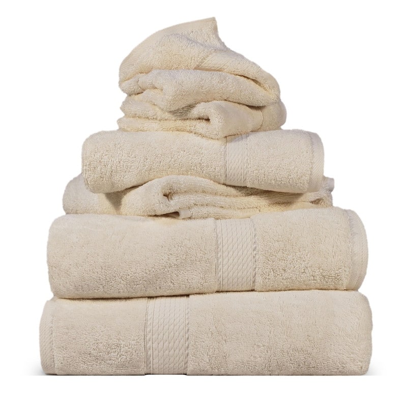 Superior Egyptian Cotton Pile Heavyweight 6-Piece Towel Set