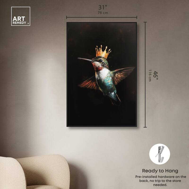 Royal Bird II Canvas by Art Remedy