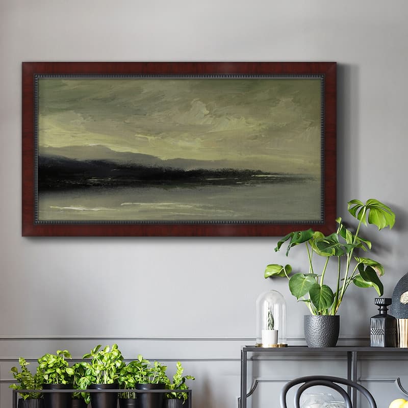 Coastal Dawn Premium Framed Canvas- Ready to Hang