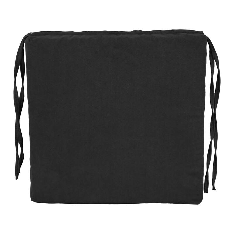 16-inch Square Indoor Microsuede Chair Cushions (Set of 2 or 4) - 16 x 16