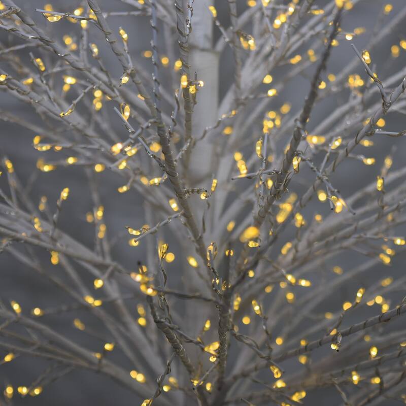 6.8 FT Micro Dot Outdoor LED White Tree Christmas