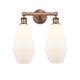 Option Cased Matte White / Antique Copper