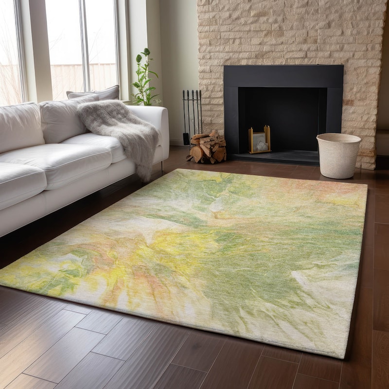 Premium Washable Super Soft Contemporary Splash Mayfield Rug