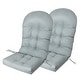 preview thumbnail 2 of 16, Gymax Set of 2 Patio Adirondack Chair Cushion High Back Fade Resistant