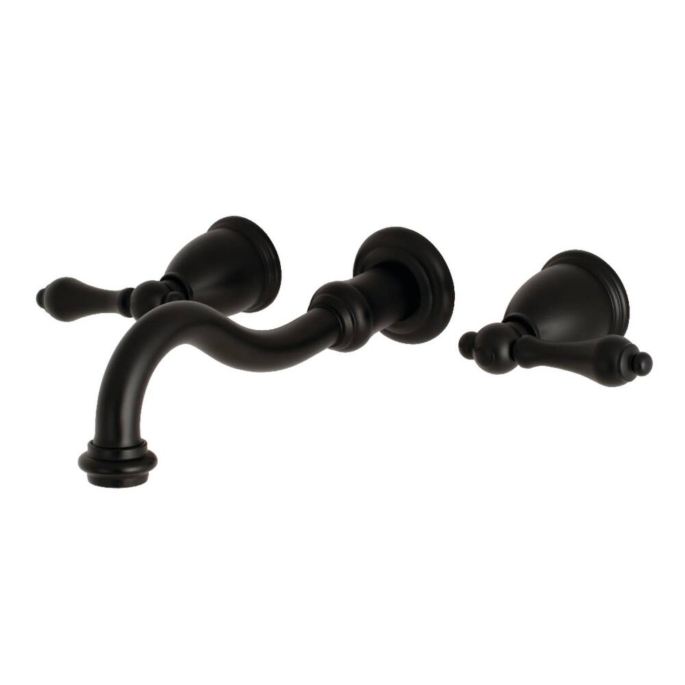 Kingston Brass Vintage 1.2 GPM Wall Mounted Widespread Bathroom Faucet