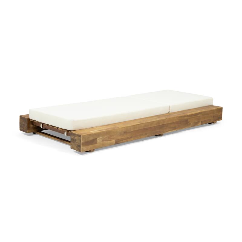 Broadway Acacia Chaise Lounges (Set of 2) by Christopher Knight Home