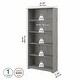 preview thumbnail 21 of 99, Cabot Tall 5 Shelf Bookcase by Bush Furniture
