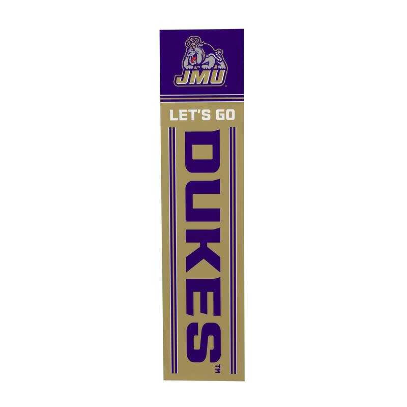 47" Double Sided Seasonal Porch Leaner, James Madison University - 47" x 11.25"