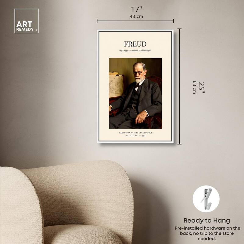 Father of Psychoanalysis Canvas by Art Remedy
