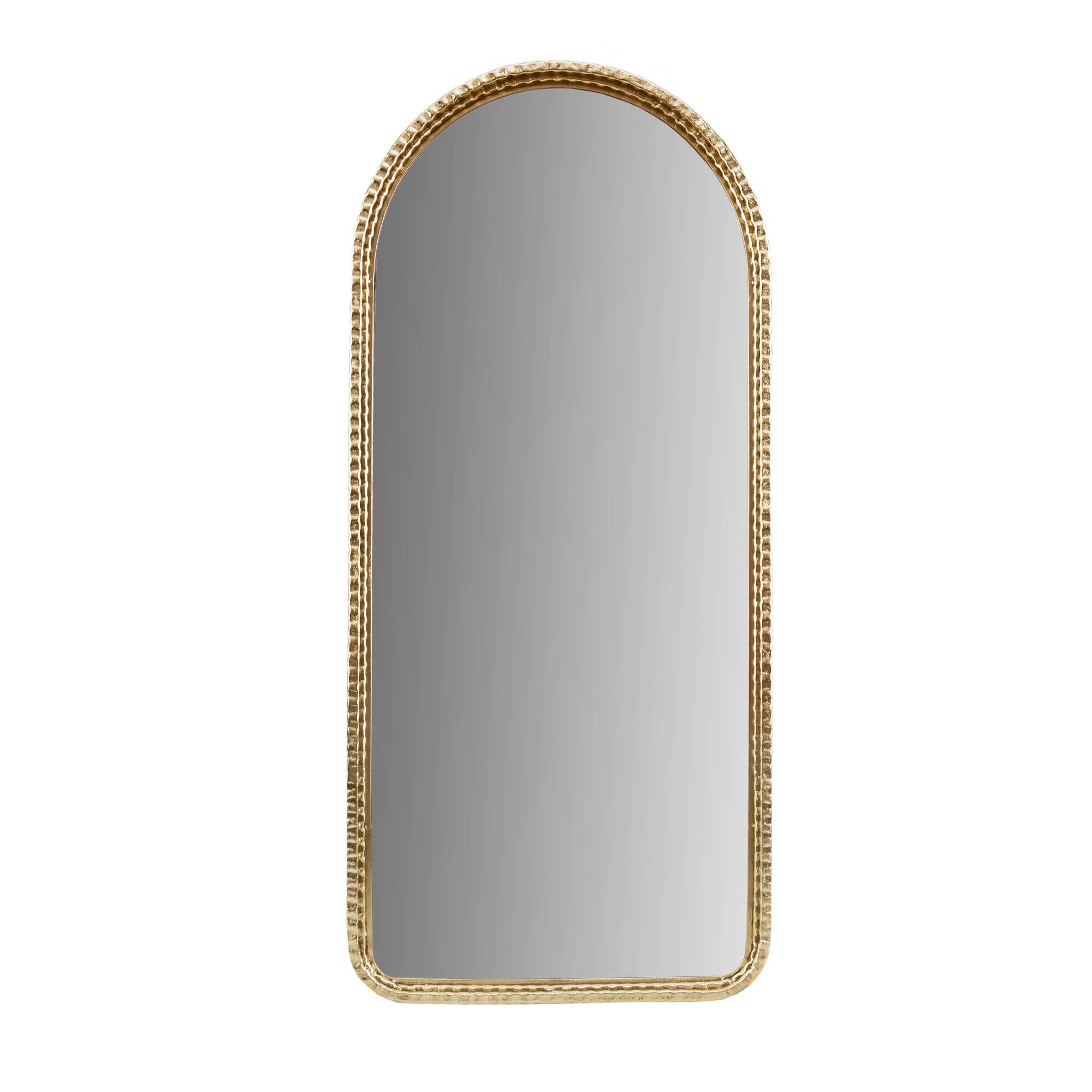 Madison Park Mia Gold Metal Arch Wall Mirror - Overstock - 40459346