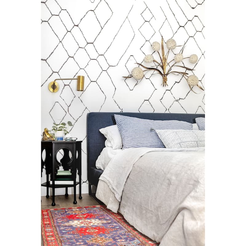 ECARPETGALLERY Hand-knotted Anadol Blue Wool Rug - 3'8 x 6'8