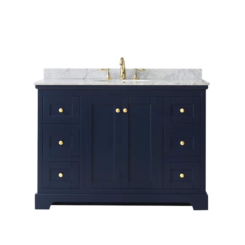 Wyndham Collection Avery 48" Free Standing Single Basin Vanity Set