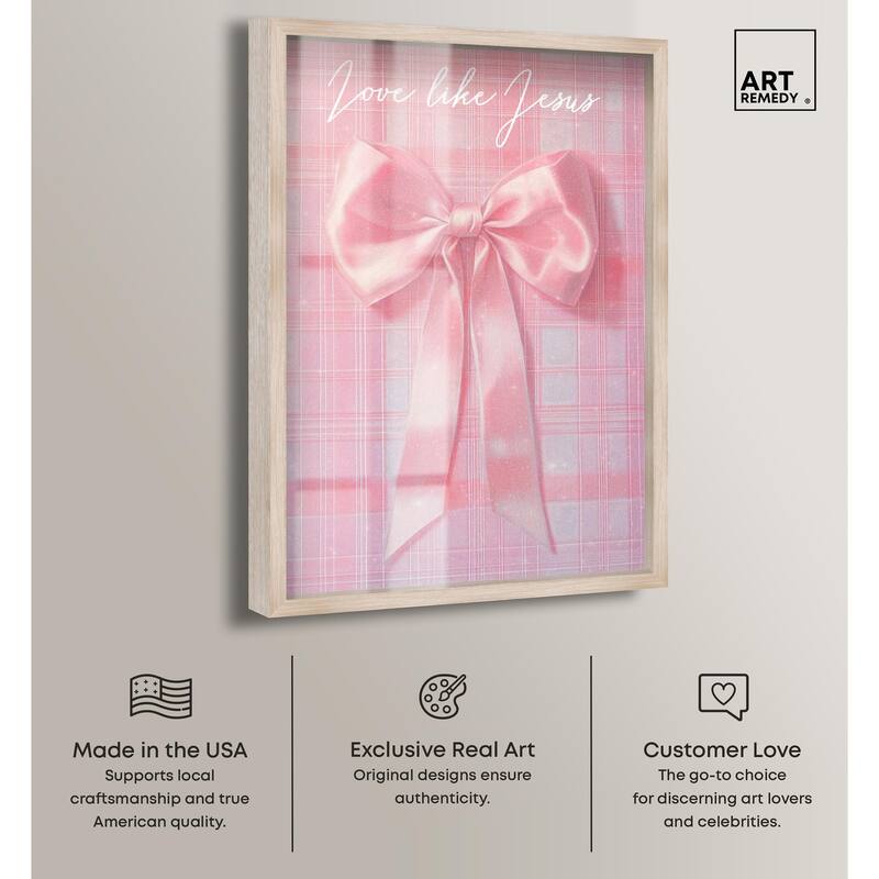 Love Like Jesus Bow Shadowbox by Art Remedy
