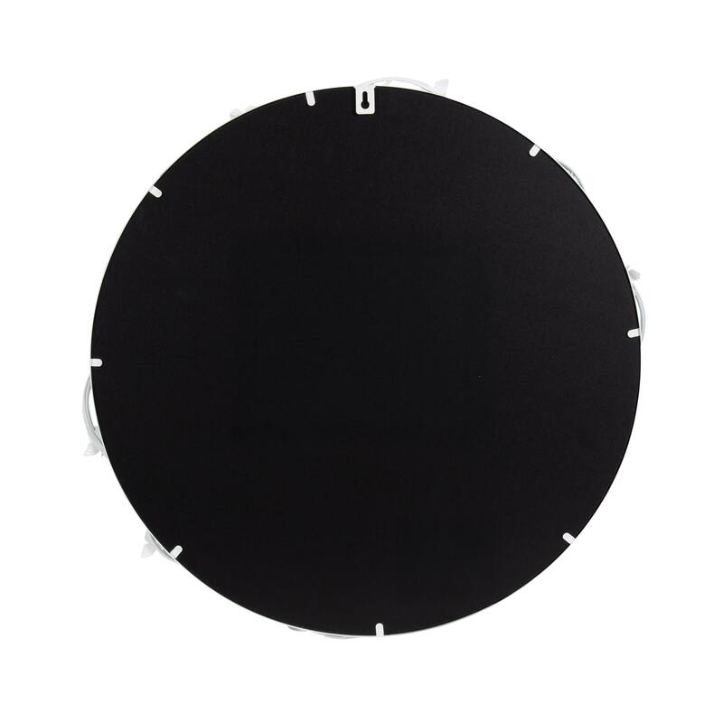 Kate and Laurel Rosella Floral Wall Mirror Metal