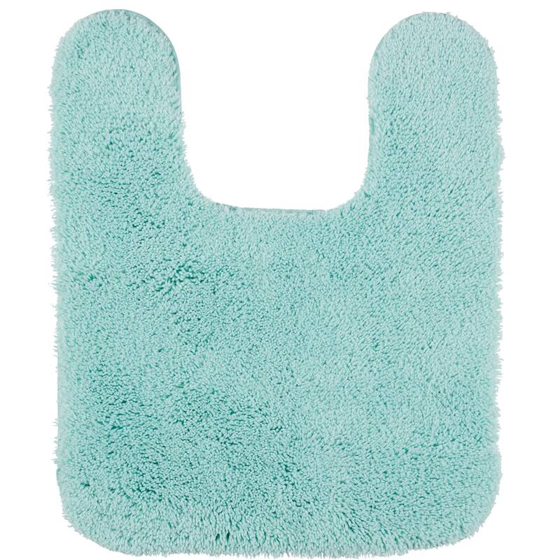 Mohawk Home Machine Washable Pure Perfection Solid Bath Rug - 1'8" x 2' Contour - Mint Green