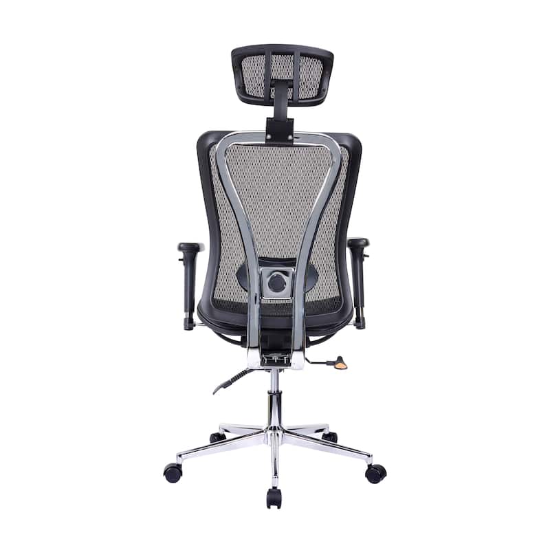 High Back Executive Mesh Office Chair with Arms, Headrest and Lumbar