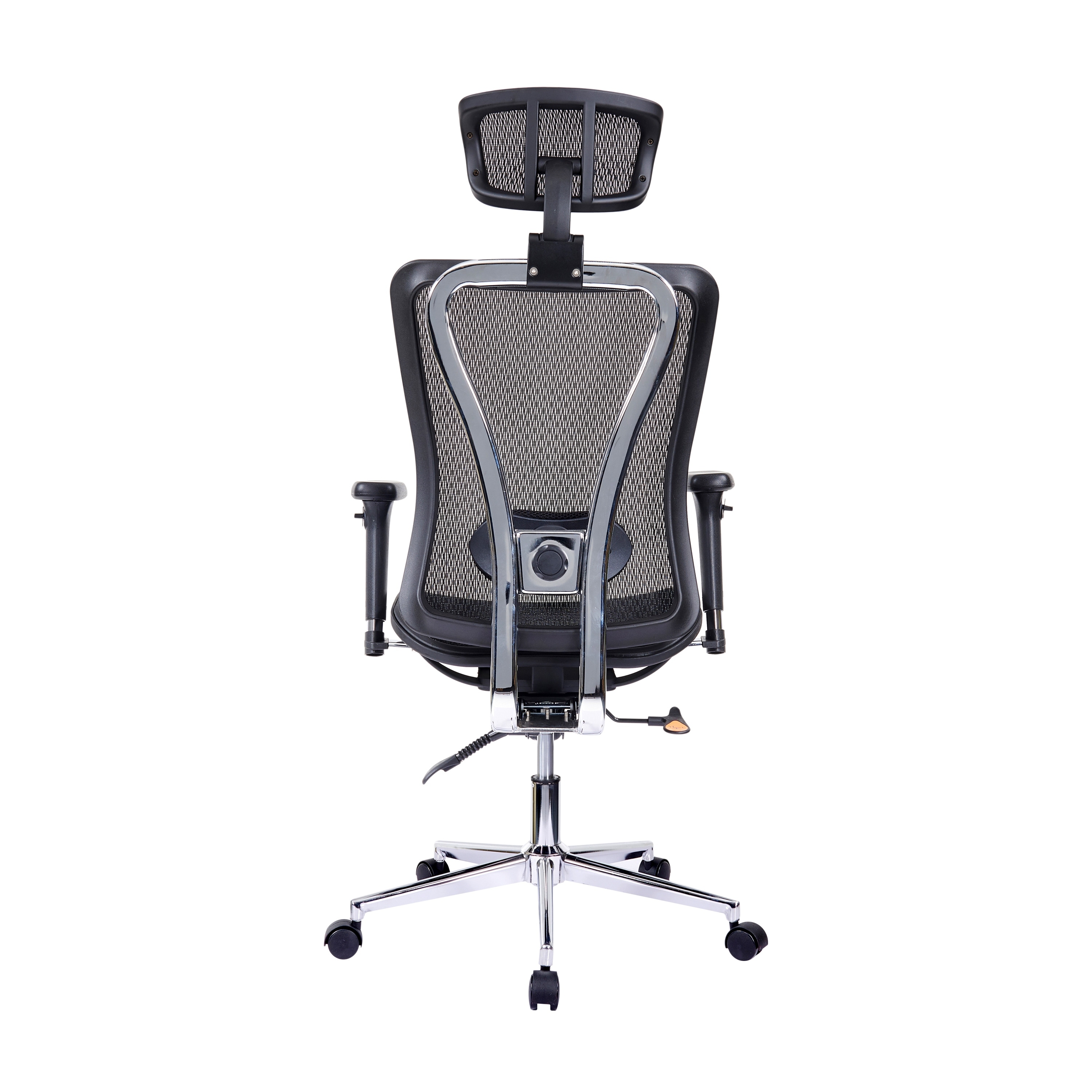 Dropship High Back Office Chair With Lifting Headrest, Adjustable