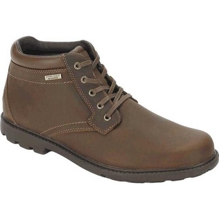 rockport rugged waterproof leather ankle boots