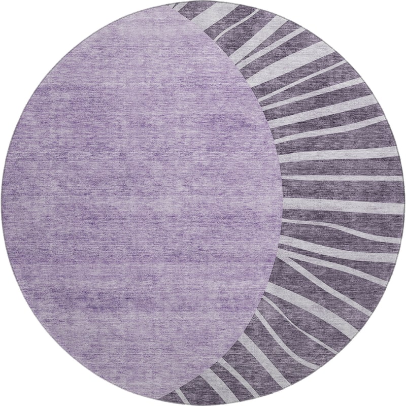 Premium Washable Super Soft Contemporary Rays Mayfield Rug
