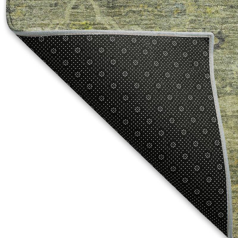 Machine Washable Indoor/ Outdoor Vintage Traditional Chantille Rug