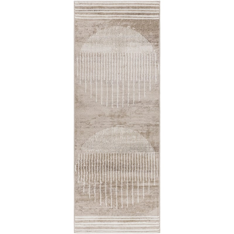 Livabliss Floransa Transitional Area Rug - 2' 7" x 10' - Tan - Runner