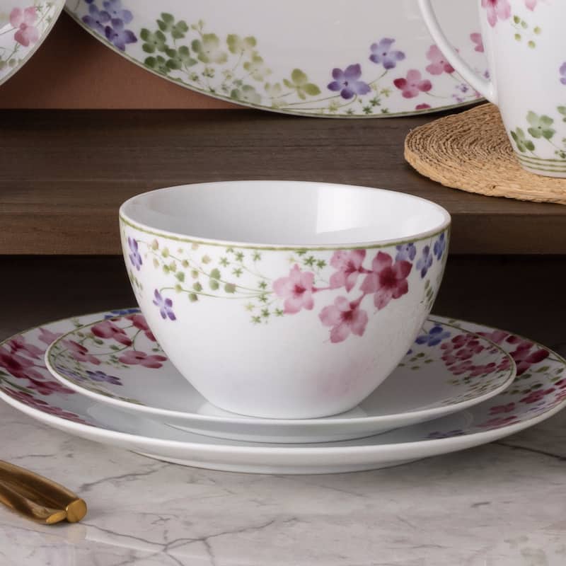 Noritake Bloomington Road Set Of 4 Cereal Bowls, 6", 29-1/2 Oz.