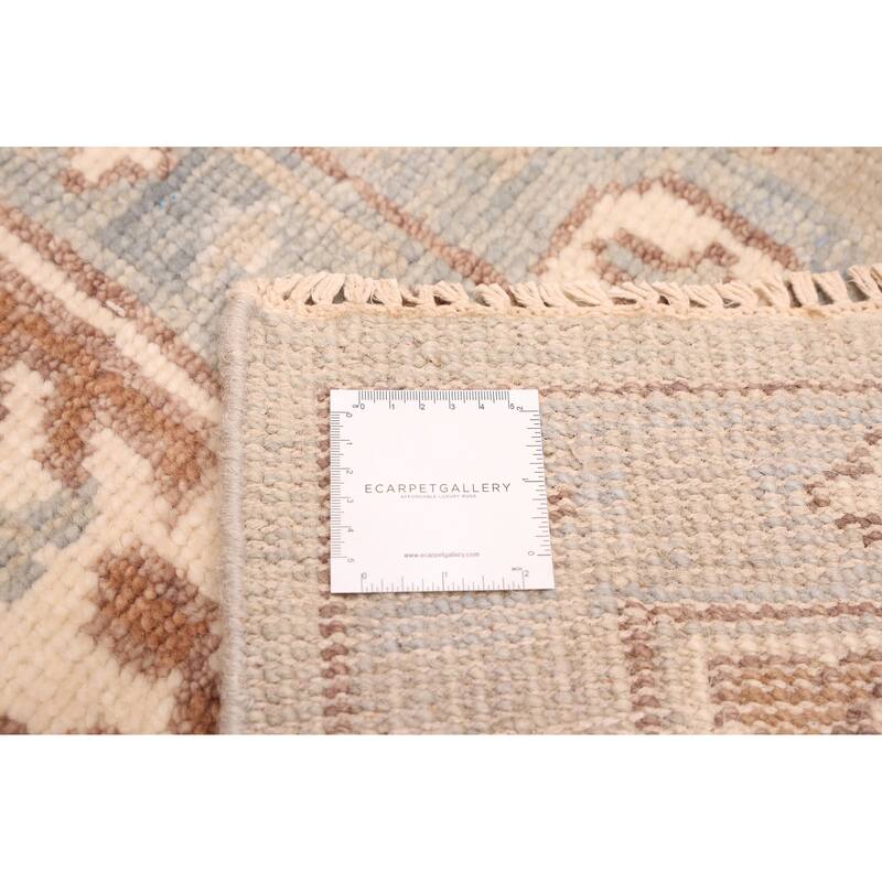 ECARPETGALLERY Hand-knotted Jules Serapi Light Blue Wool Rug - 8'2 x 10'0