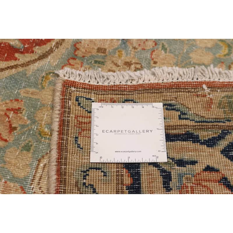ECARPETGALLERY Hand-knotted Antalya Vintage Dark Copper Wool Rug - 6'3 x 9'6