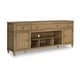 preview thumbnail 2 of 6, Signature Design by Ashley Sharlance Light Brown 81" TV Stand for TVs up to 93" - 81" W x 18" D x 33.38" H