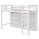 preview thumbnail 22 of 26, Twin Size Solid Wood Loft Bed with 8 Open Storage Shelves and Built-in Ladder
