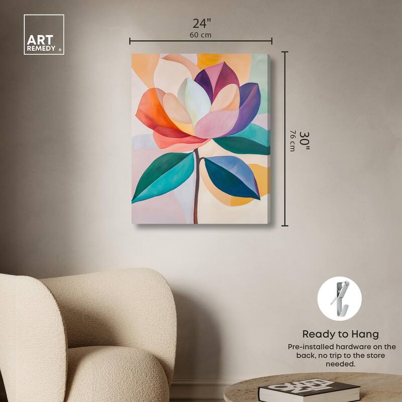 Magnolia in Color I Canvas by Art Remedy, Gallery Wrapped