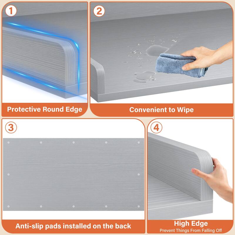 Laundry Countertop for Washer and Dryer, Over Washer Dryer Topper for Storage and Organization