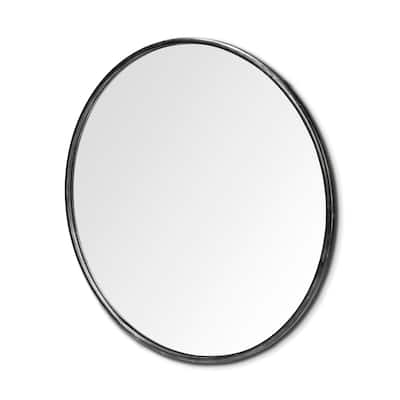 Piper Metal Frame Large Round Mirror