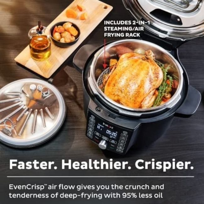 Instant Pot 13 in 1 Air Fryer and Pressure Cooker Combo 6.5 Quart