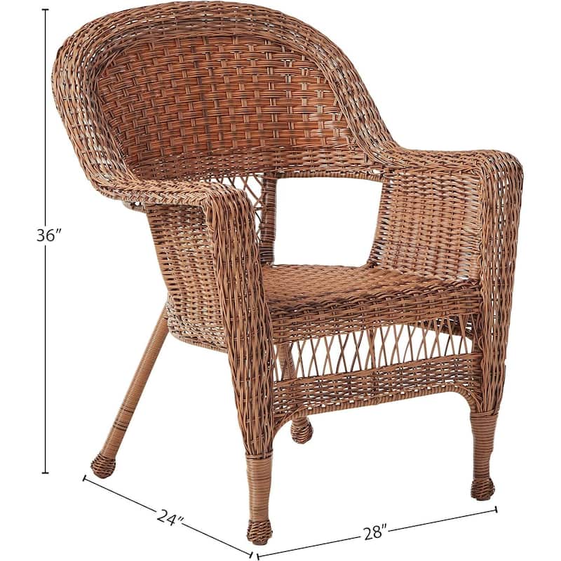 Outdoor Dining Set 5 Piece Patio Table & Chairs Comfort Classic Design