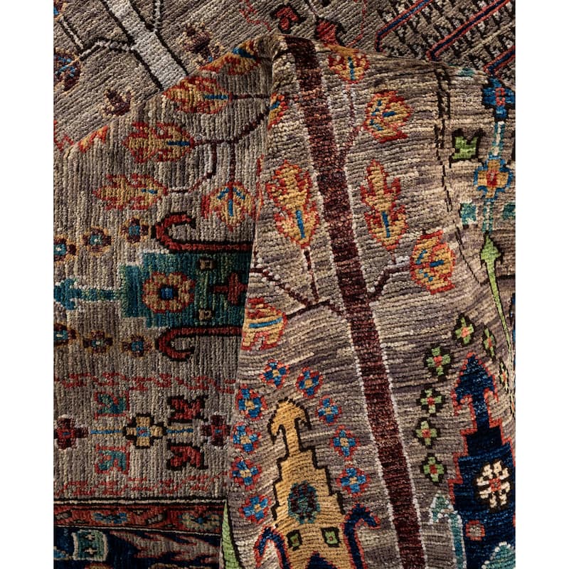 Serapi One-of-a-Kind Hand-Knotted Area Rug - Brown - 8' 1" x 9' 11"